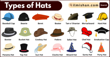 60 Types of Hats Names in English with Pictures