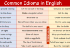 99 Most Common Idioms in English with their images