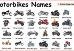Different Types of Motorbikes Names with Their Pictures