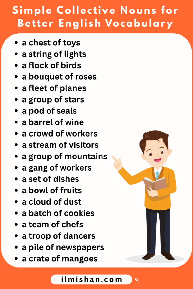 List Of 99 Collective Nouns In English With Pictures Format