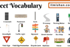 Street Vocabulary words in English with Pictures
