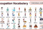 Occupation Names Vocabulary in English with their Pictures
