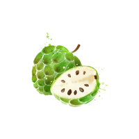 Cherimoya | List of Green Fruits in English