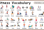 Fitness Vocabulary Words in English with their Pictures