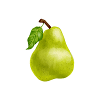 Green Pear | List of Green Fruits in English