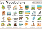 Zoo Vocabulary words in English with their Pictures