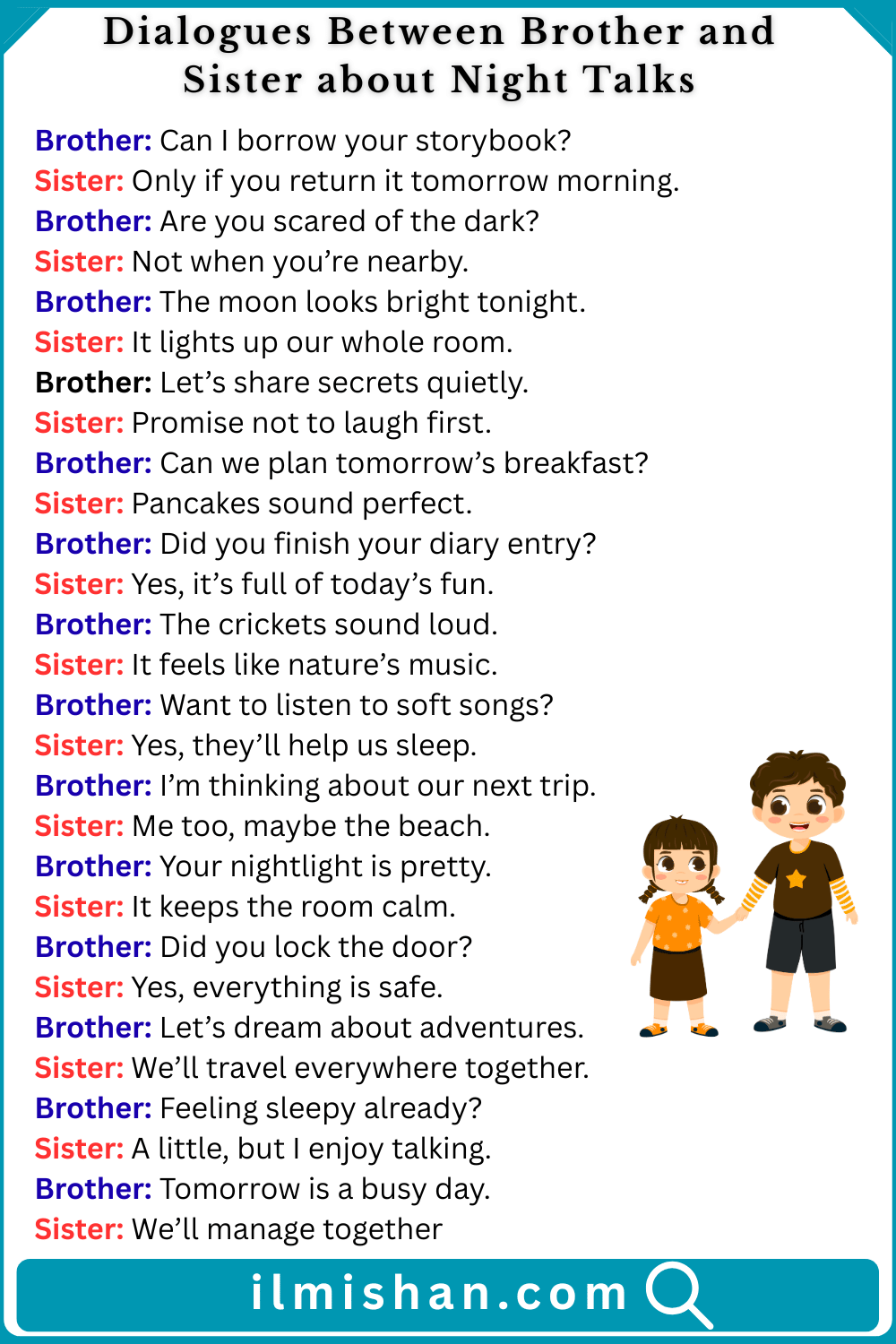 Dialogue about Night Talks