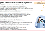 Dialogues Between Boss and Employee in English and Pictures