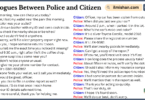 Dialogues Between Police and Citizen in English and Pictures