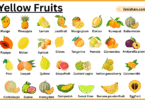 List of Yellow Fruits and Their Names with Pictures