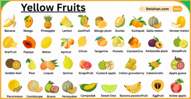 List of Yellow Fruits and Their Names with Pictures