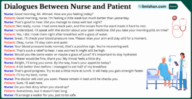 Dialogues Between Nurse and Patient in English and Pictures