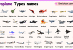 Different Types of Aeroplanes with Names and Pictures