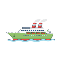 Pontoon Ferry | Types of Boats with Names in English