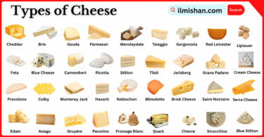 60 Types of Cheese with Names and Images