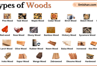 Types of Woods for furniture with Names with Pictures