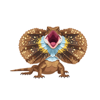 Frilled lizard | Types of Reptiles with Names in English