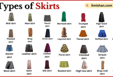Types of Skirts with Name in English with Pictures