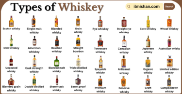 Types of Whiskeys with Names in English with Pictures