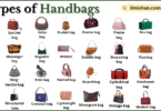 Types of Handbags with Names in English with Pictures