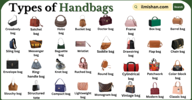 Types of Handbags with Names in English with Pictures