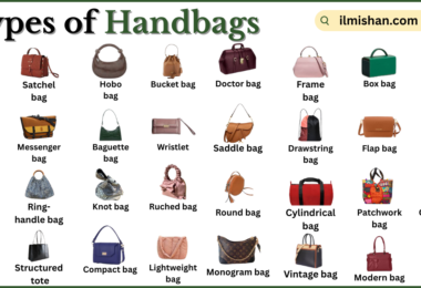 Types of Handbags with Names in English with Pictures
