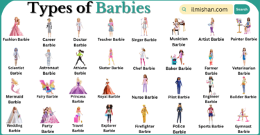 Types of Barbies with Names in English with Pictures