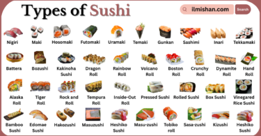 Types of Sushi with Names in English with Pictures