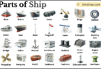 Parts of Ship with Names in English with Pictures