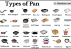 Types of Pan with Names in English with Pictures