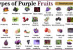 Types of Purple fruits with Names in English with Pictures