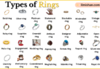 Types of Ring with Names in English with Pictures