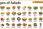 Types of Salads with Names in English with Pictures