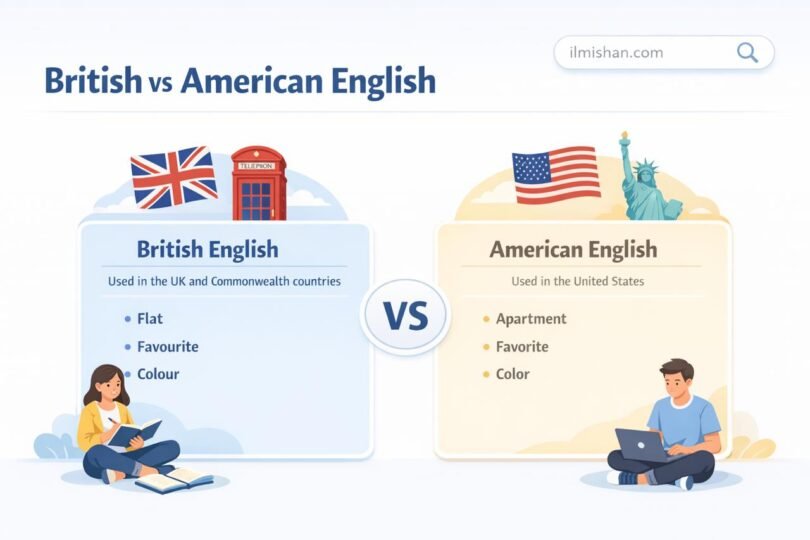 Differences Between British and American English with Examples