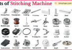 Parts of Stitching Machine with Names in English with Pictures